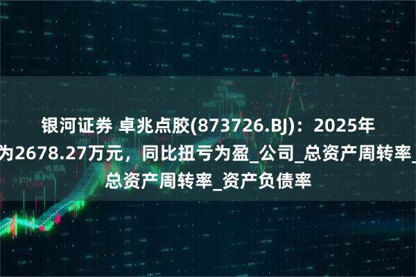 银河证券 卓兆点胶(873726.BJ)：2025年中报净利润为2678.27万元，同比扭亏为盈_公司_总资产周转率_资产负债率