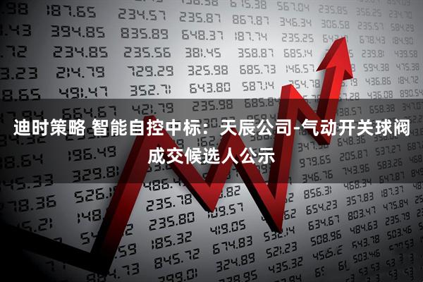 迪时策略 智能自控中标：天辰公司-气动开关球阀成交候选人公示