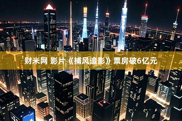财米网 影片《捕风追影》票房破6亿元